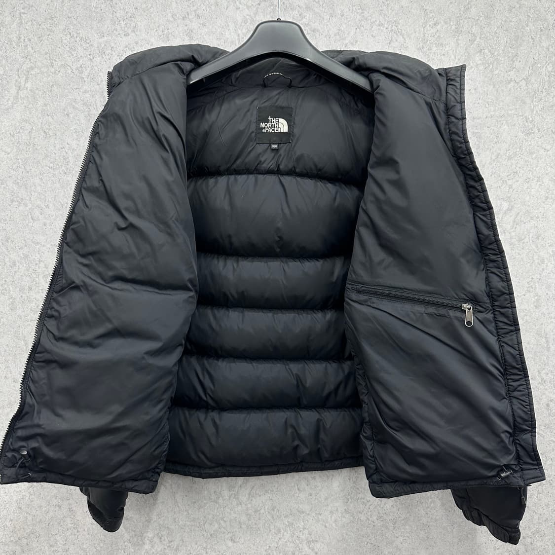 100 노스페이스 눕시 후드 남자 구스다운 패딩 상품이미지3