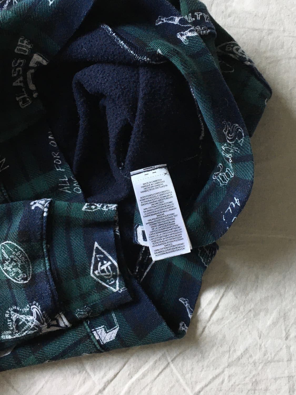 폴로 랄프로렌 체크패턴 후드티 상품이미지5