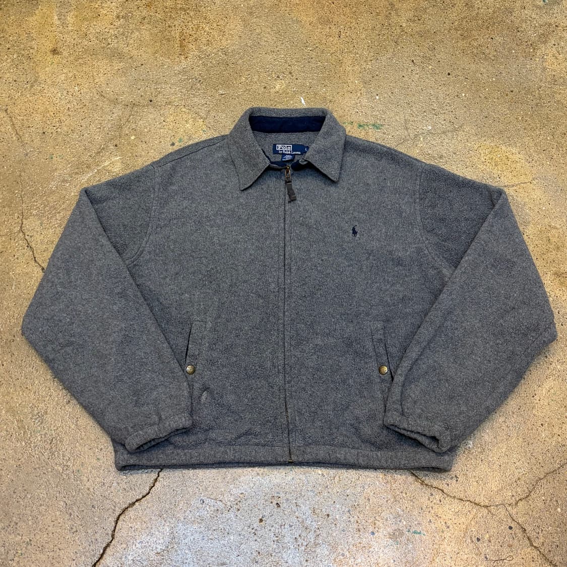 90s USA 빈티지 폴로랄프로렌 플리스 후리스 스윙자켓 스윙탑 상품이미지1