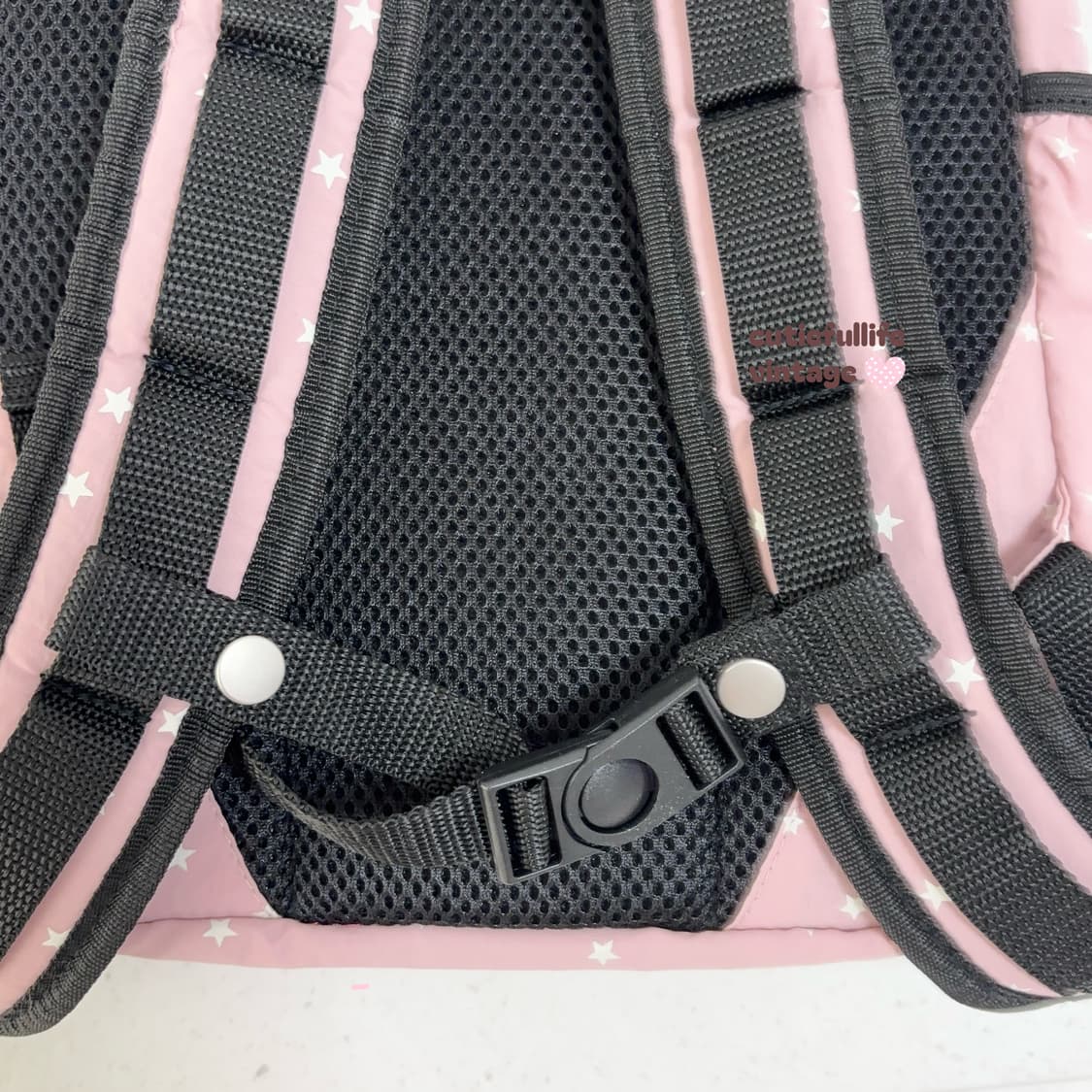 뮤트핑크 별무늬 백팩 상품이미지7