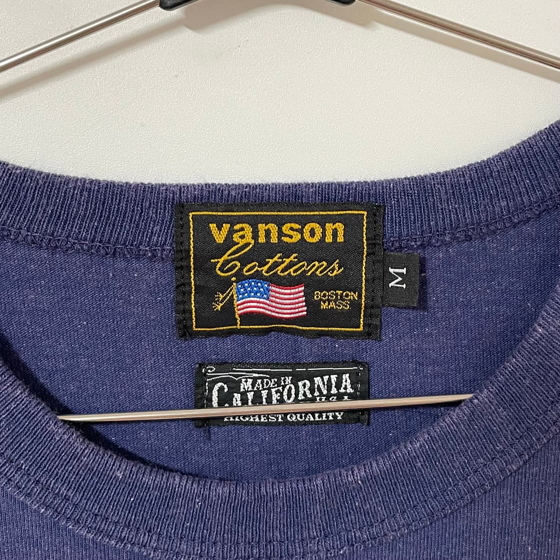 VANSON LEATHERS PUPLE SHORT SLEEVE 상품이미지8