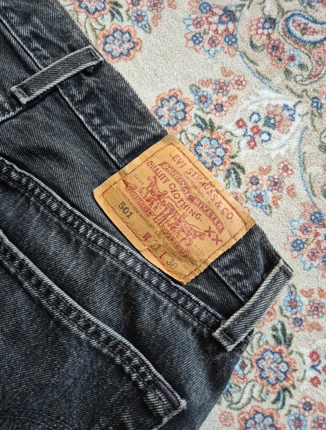 90s levis 501 흑청 상품이미지6