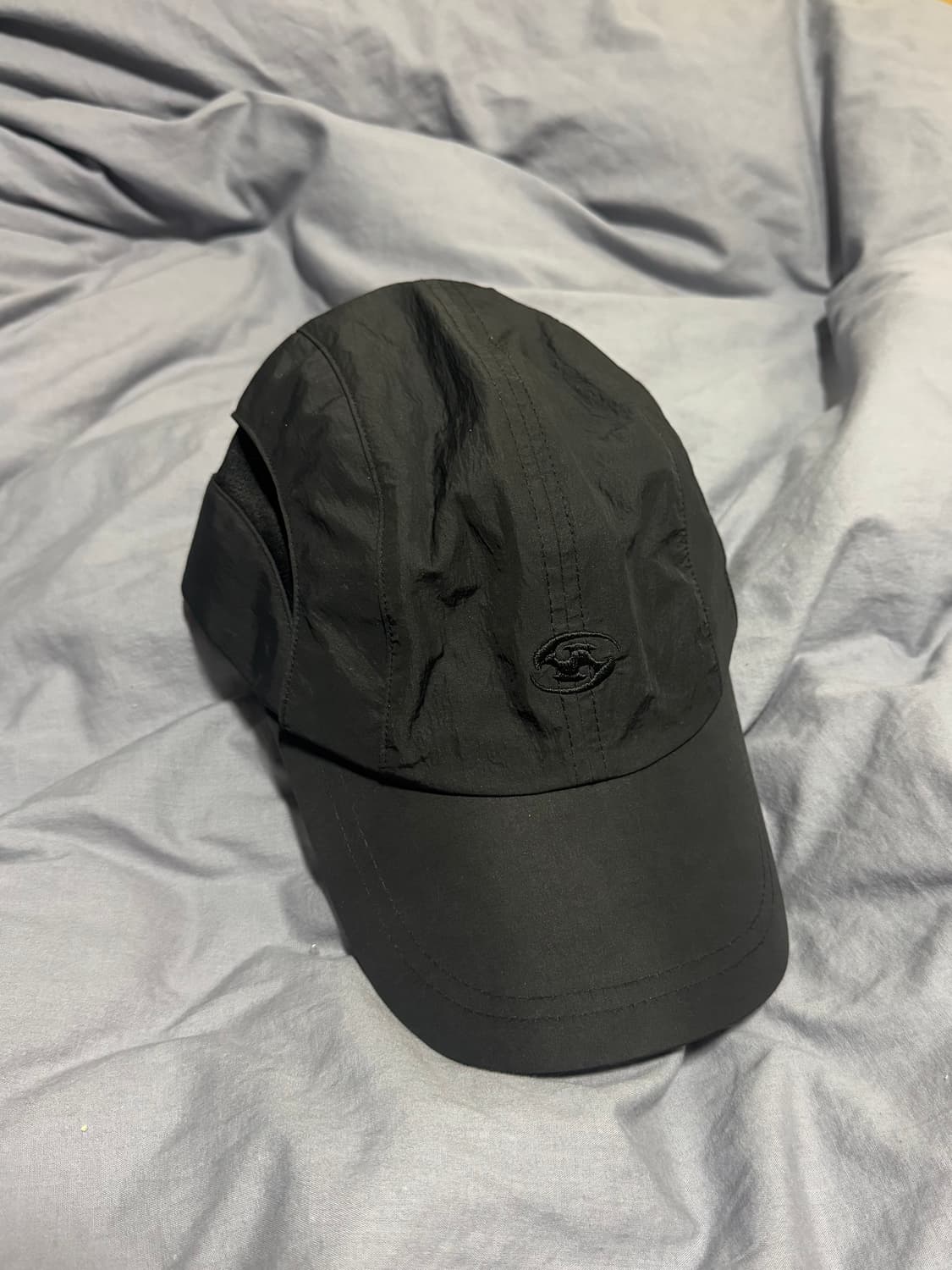 22fw 산산기어 나일론 윙캡 블랙 / 볼캡 상품이미지1