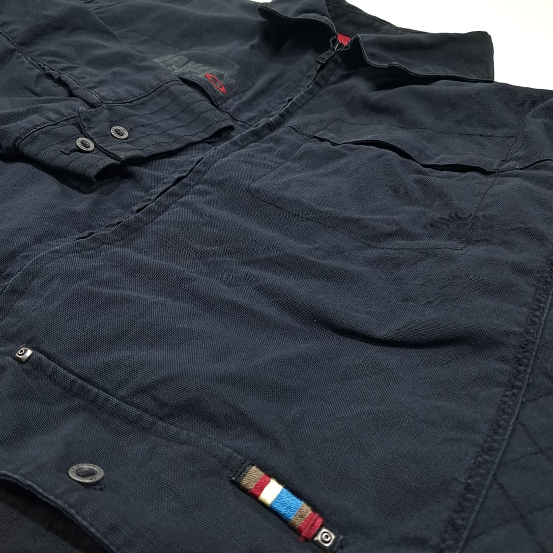 CL929 XL 오클리 00s 블랙 캔버스 워크 자켓 아우터 상품이미지7