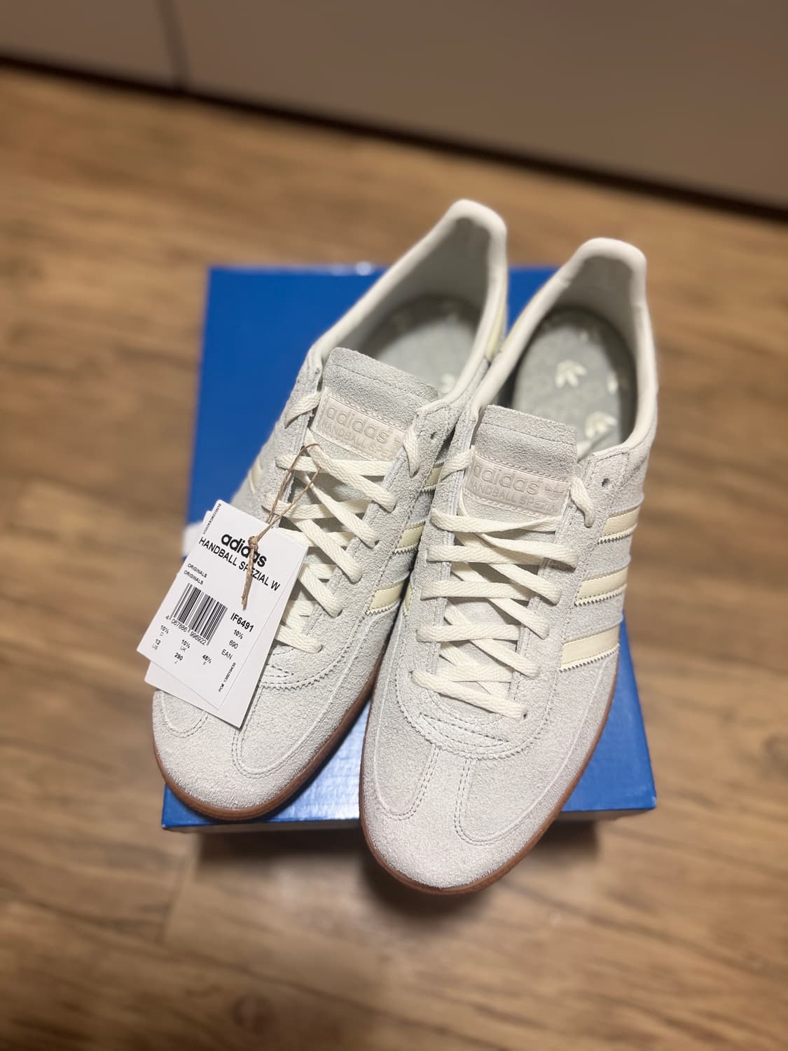 [새상품] 290 아디다스 스페지알 핸드볼 원더 실버 오프 화이트 상품이미지2