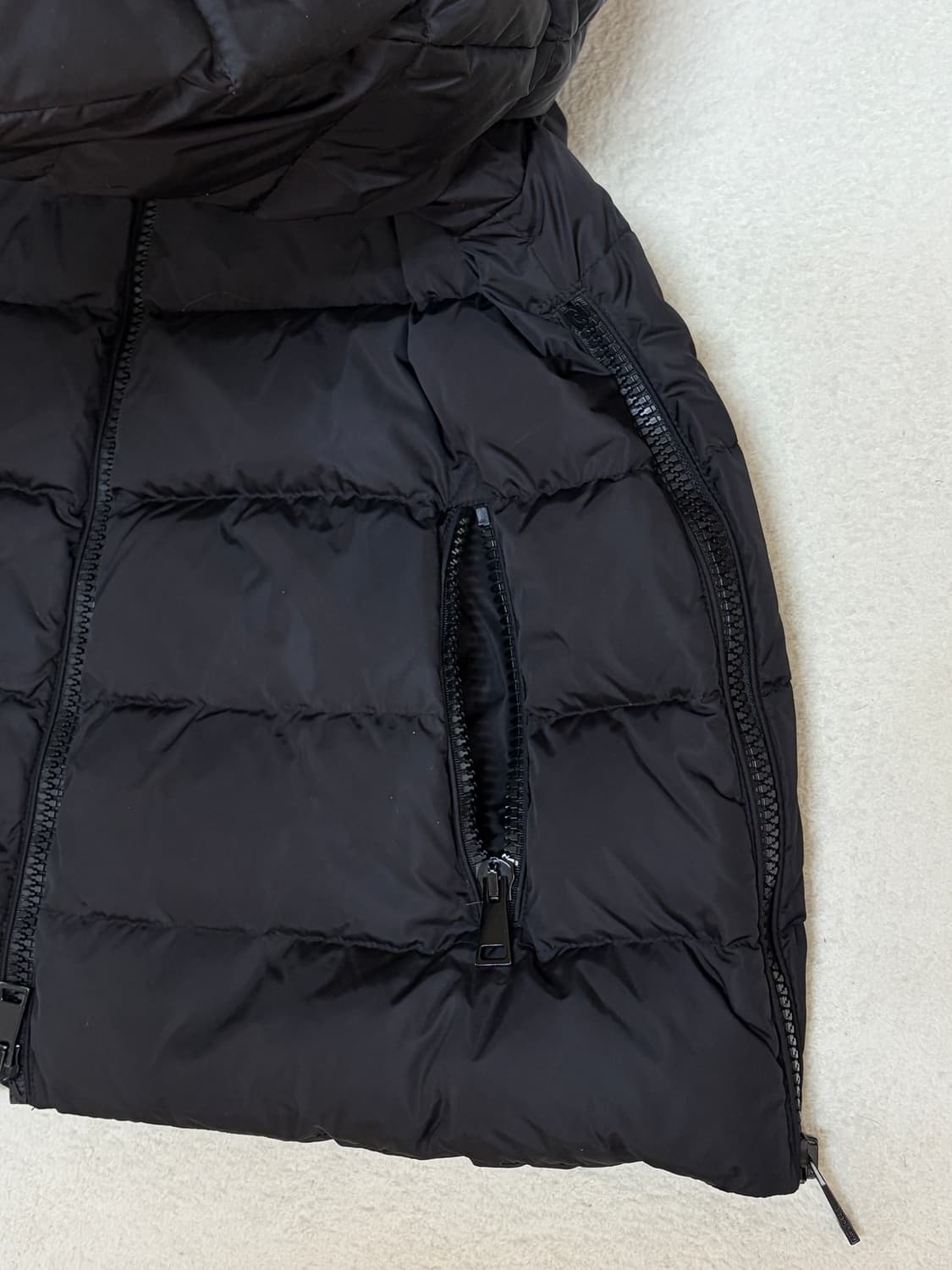 (최상) 몽클레어 여성 퍼 패딩 4 몽클레어 여성 퍼 벨트 패딩 4 상품이미지3