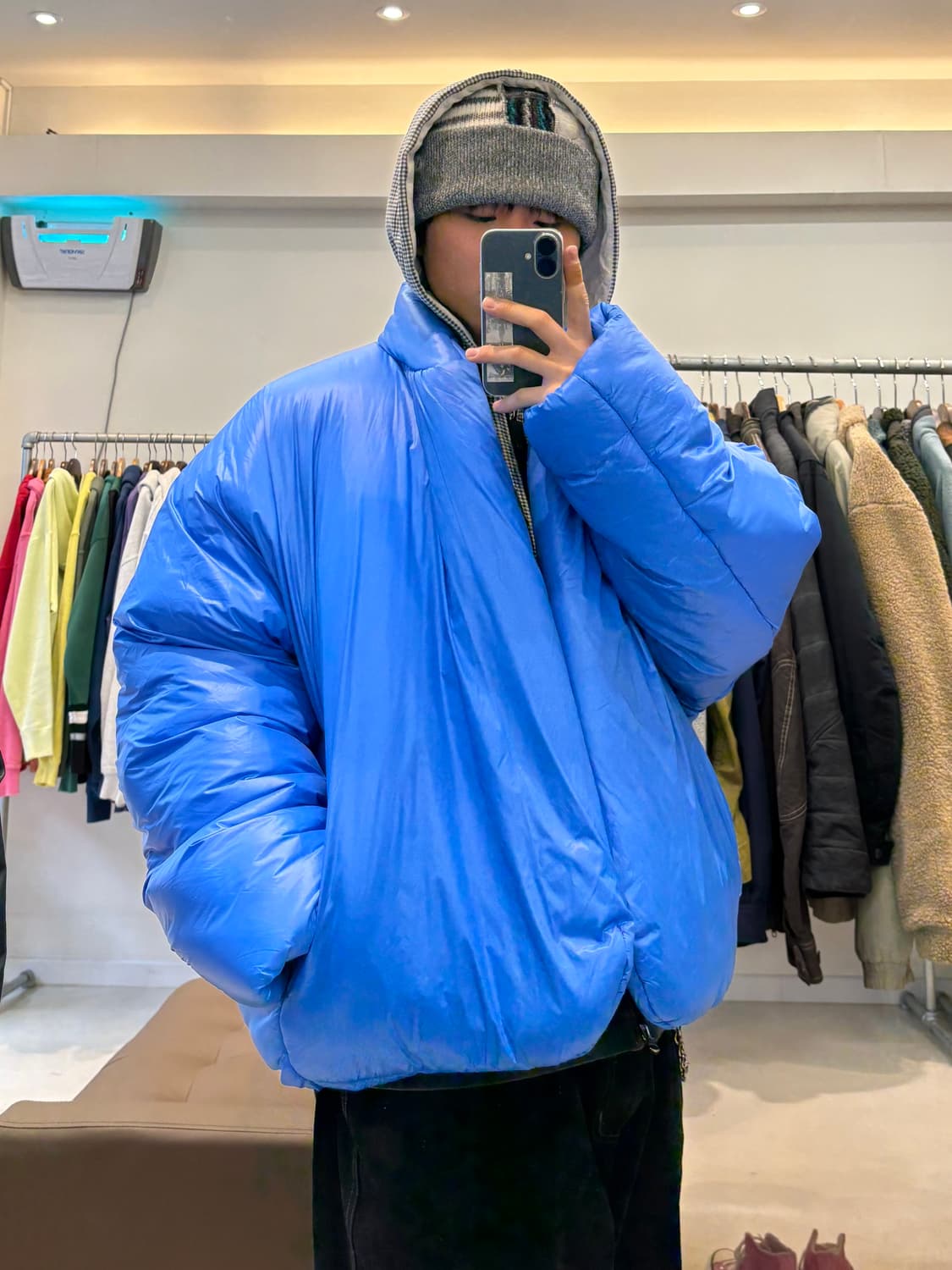 이지 갭 라운드 패딩 상품이미지8