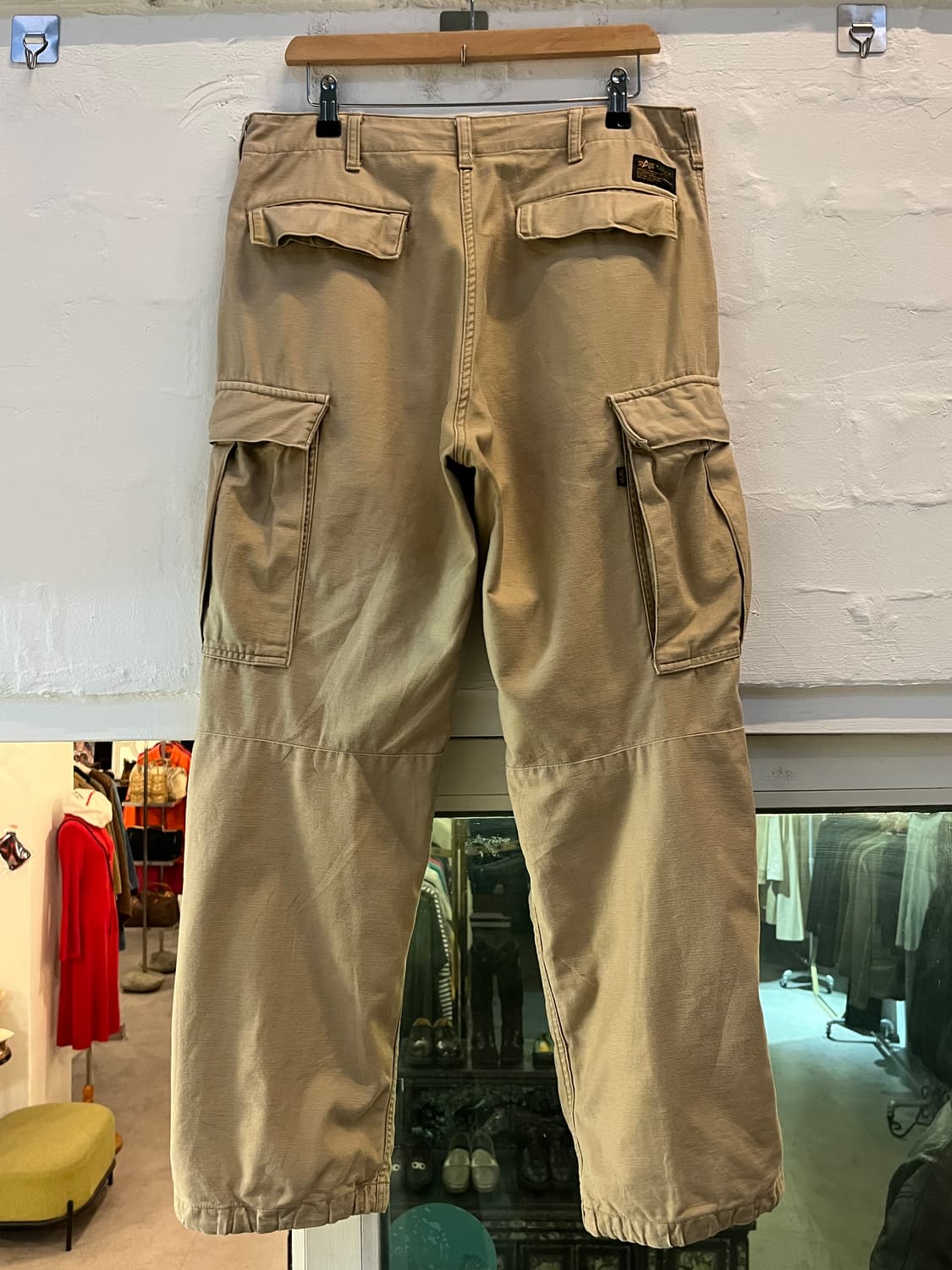 Alpha Industries 베이지 카고팬츠 M 상품이미지8