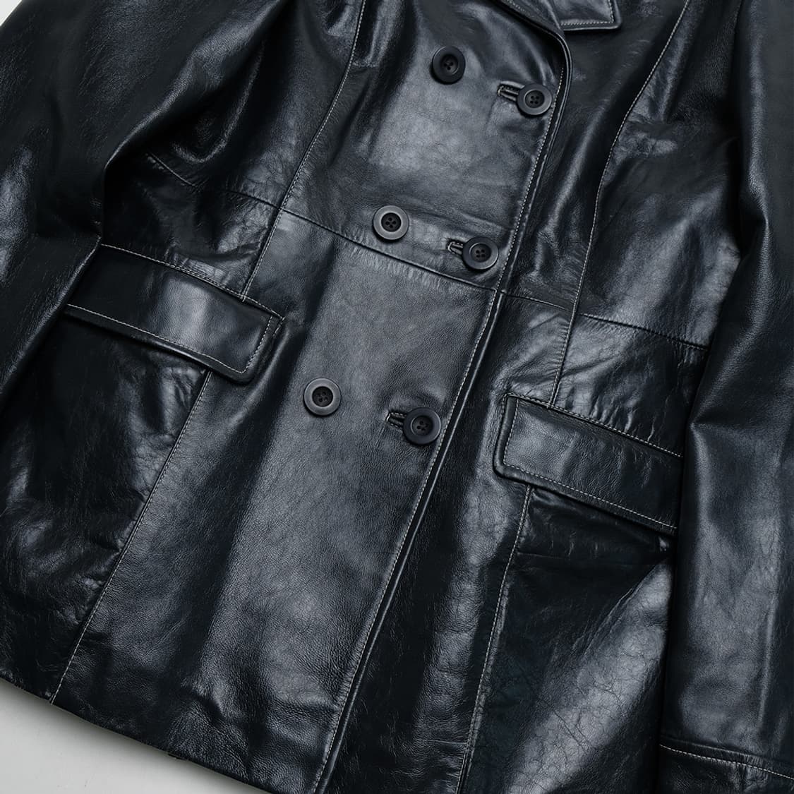 leather double jacket 상품이미지3