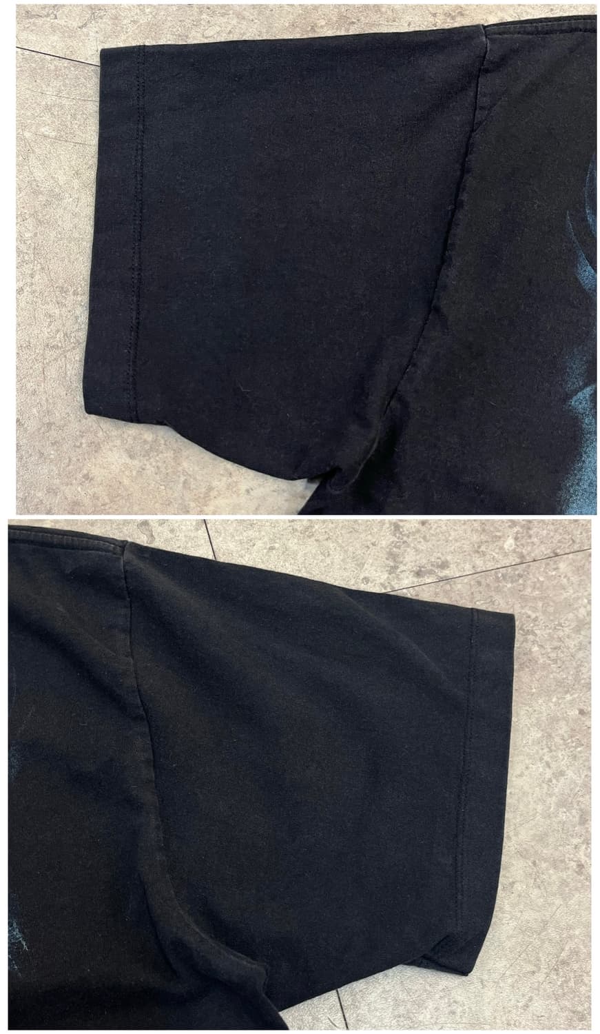 빈티지 락창 Rock chang 해골 반팔티 블랙 XL #csz3848 상품이미지10