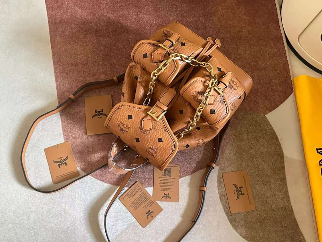 MCM 갈색 비세토스 백팩 상품이미지2