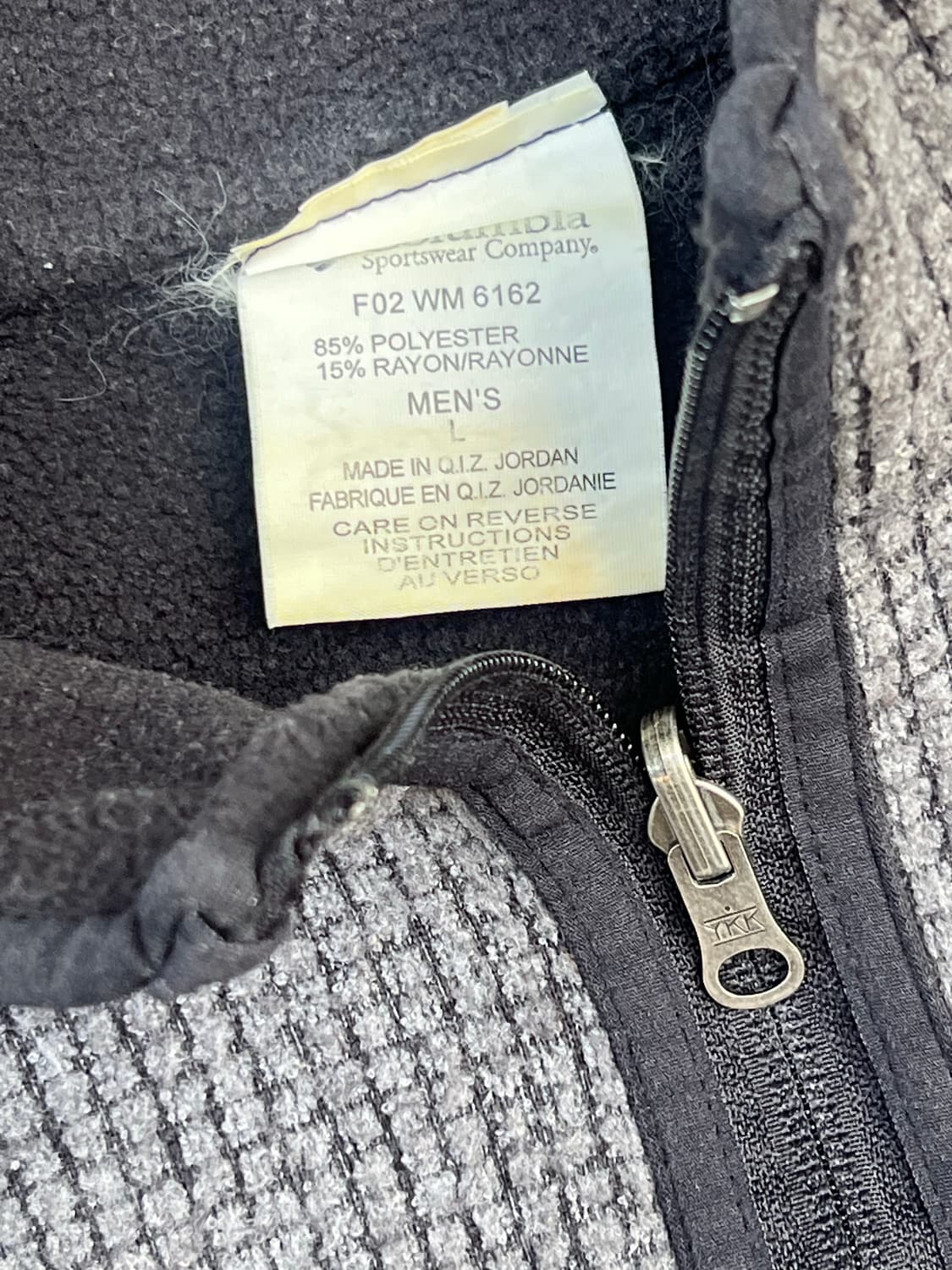 Columbia Half Zip Waffle Reversible 상품이미지4