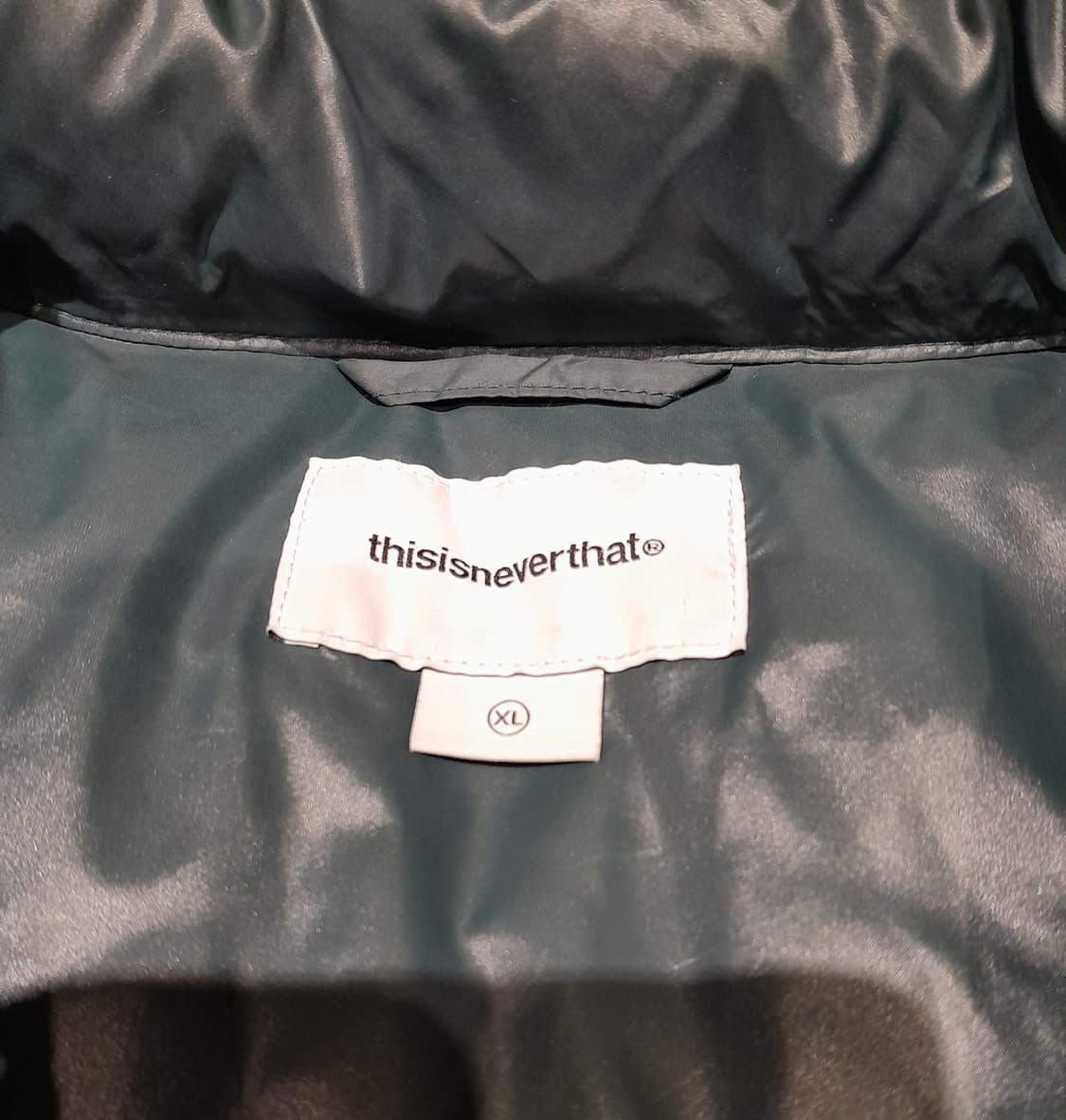 💥디스이즈네버댓 퍼텍스 패딩 베스트 다크그린 (XL) 상품이미지8