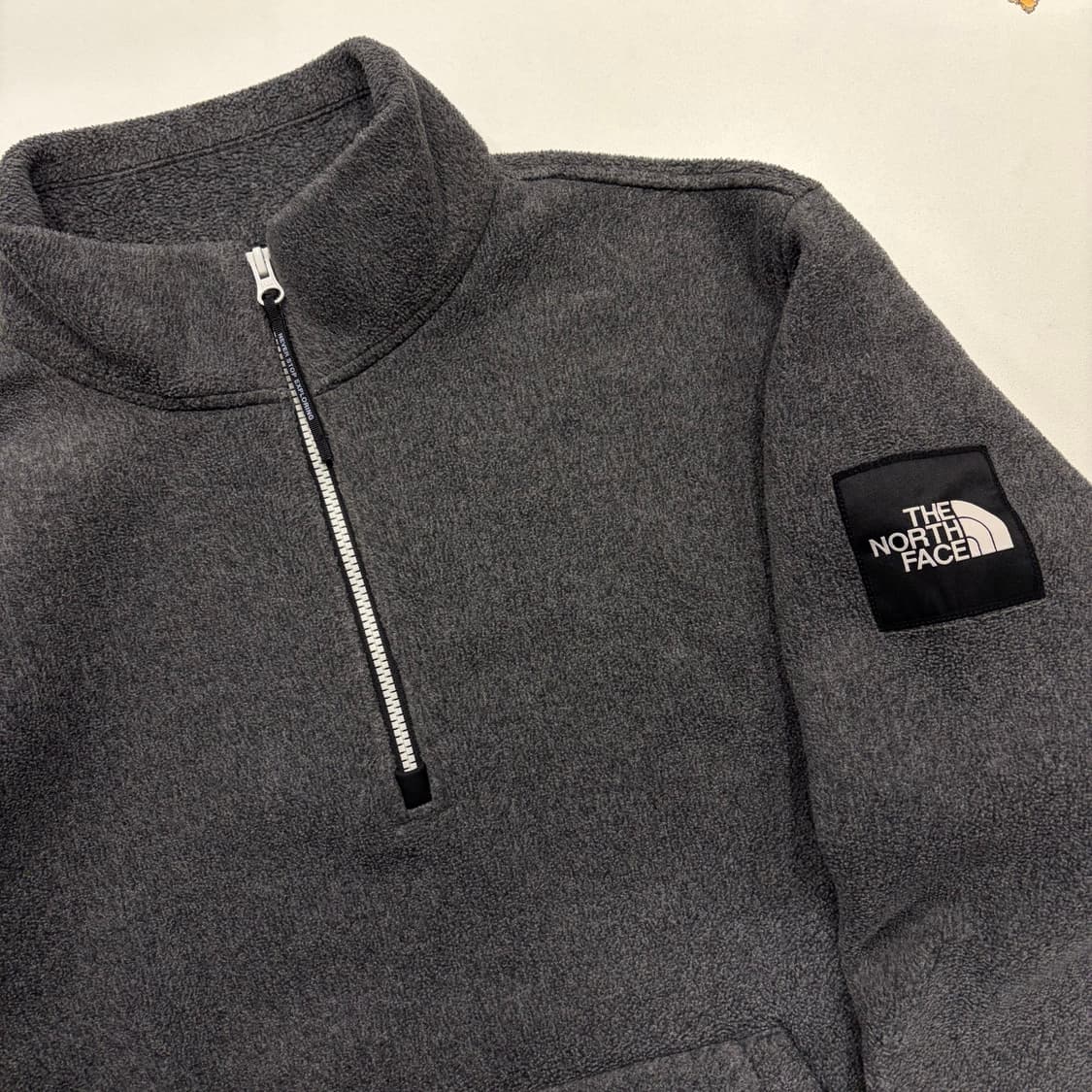 [M] 노스페이스 화이트라벨 하프집업 플리스 회색 B364 상품이미지3