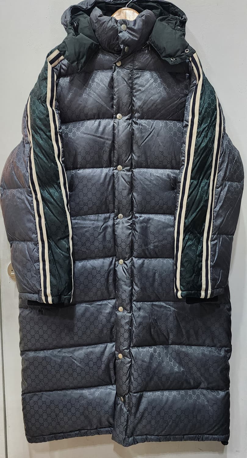 구찌 GG 수프림 롱패딩 48 한글택 상품이미지1