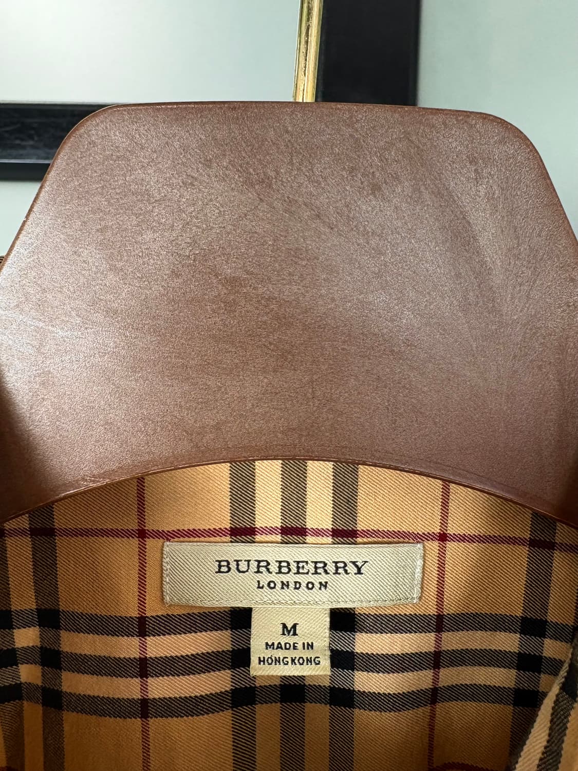  [M]BURBERRY버버리 브라운 노바체크 반팔 셔츠  상품이미지4