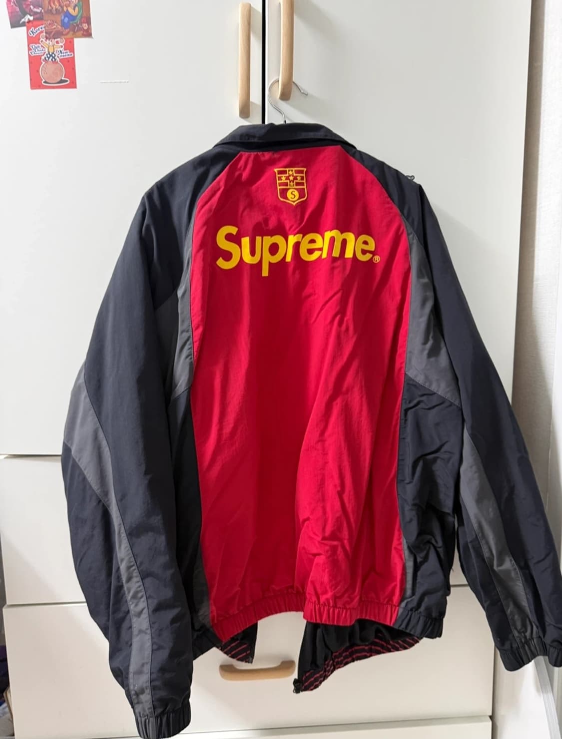 슈프림 s로고 트랙자켓 xl 급처 상품이미지2