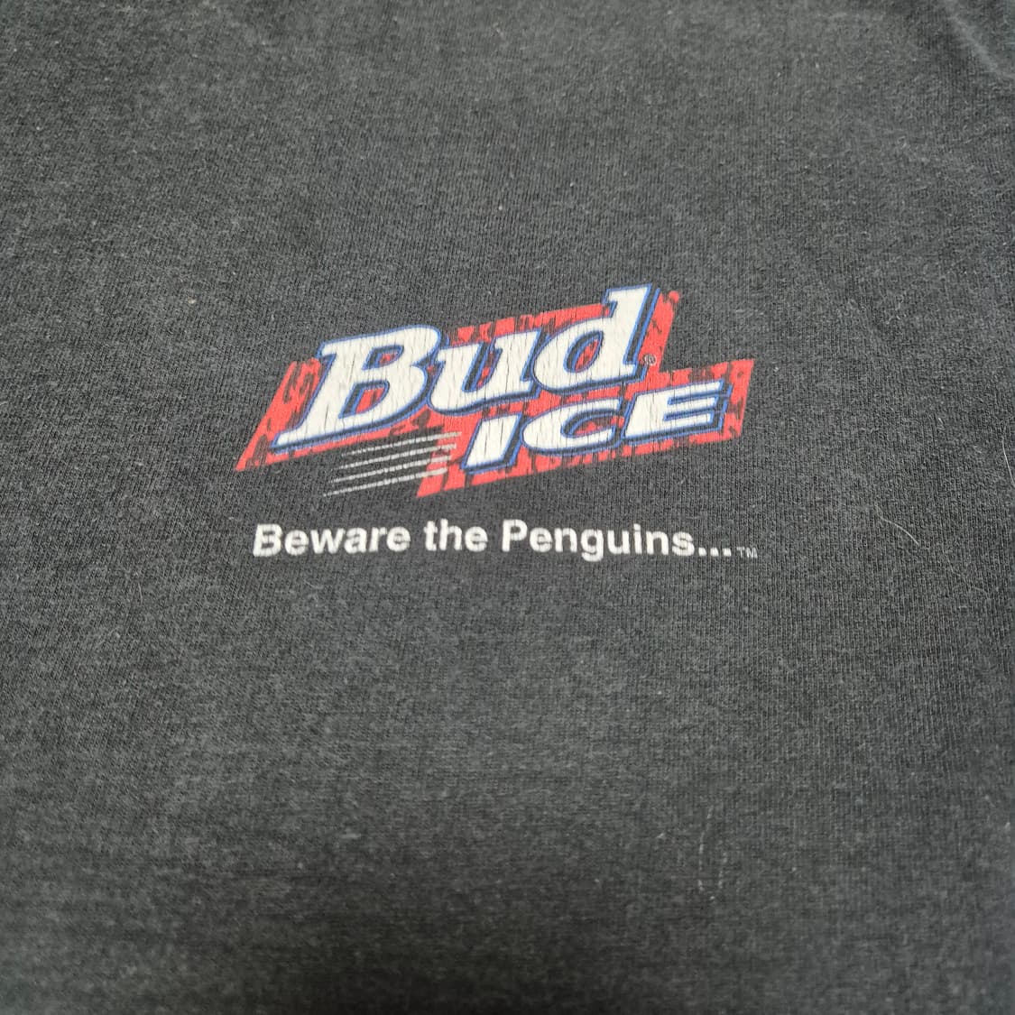 90s "Bud ICE" 머천다이즈 싱글스티치 티셔츠 (L) 상품이미지2