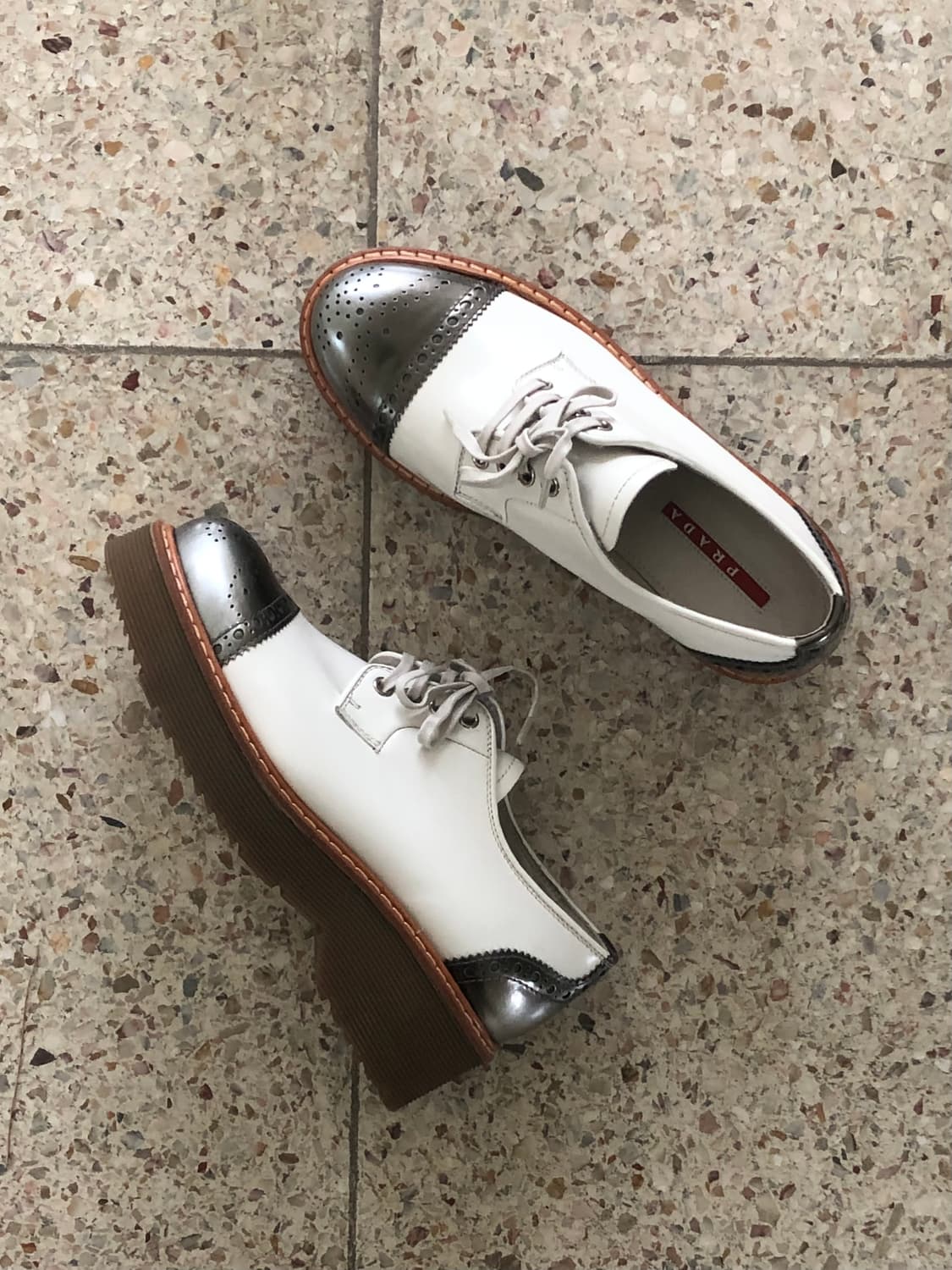 brogue derby shoes / Prada 상품이미지1