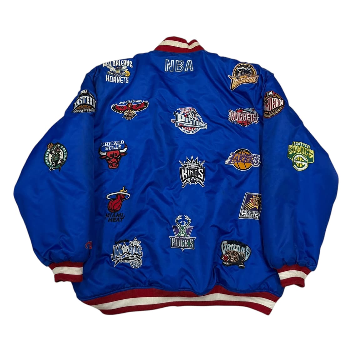 유니크 제너레이션 NBA 로고 패치 스타디움 바시티 점퍼 자켓 3XL 상품이미지3