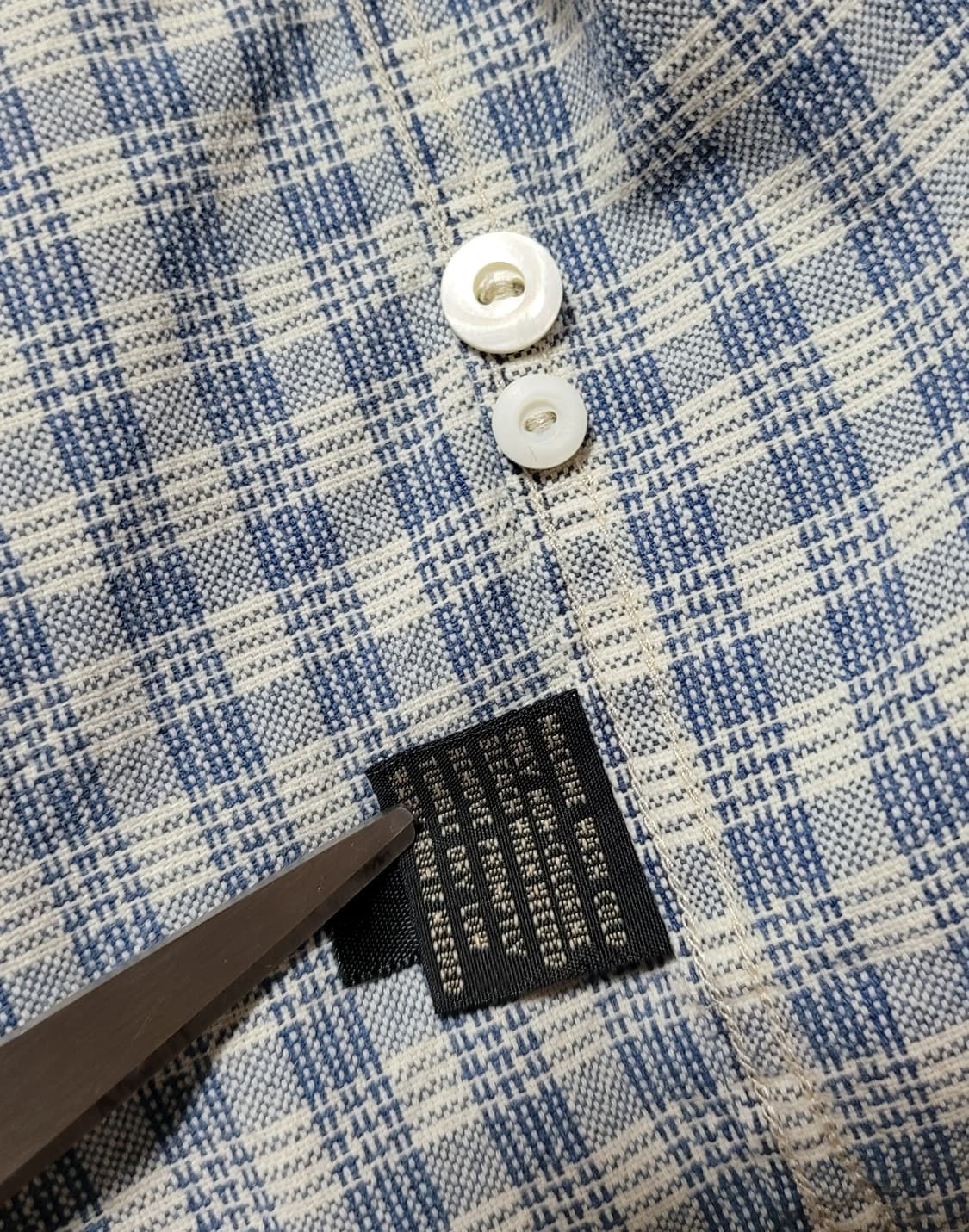 RRL 연블루 체크 남방 (XL) 상품이미지9