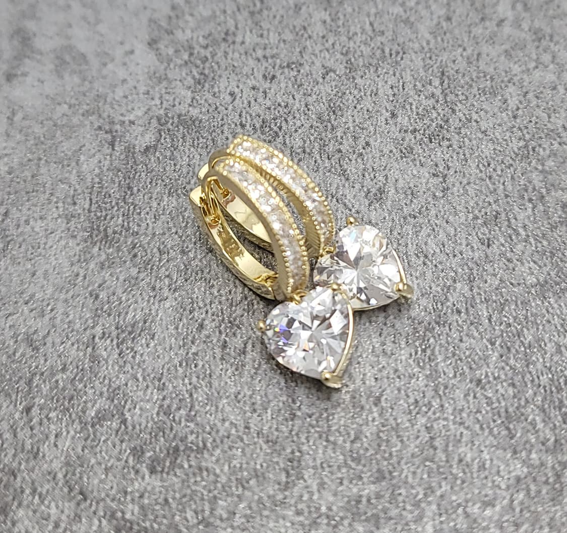 heart earrings 상품이미지1