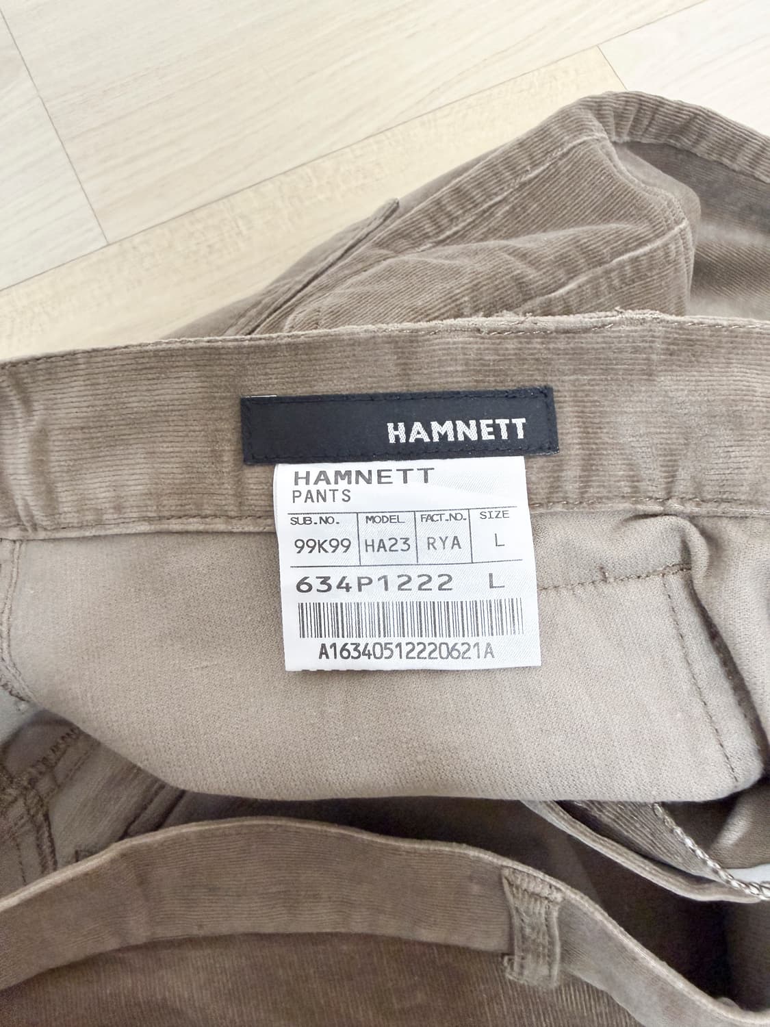 katherine hamnett 캐서린 햄넷 코듀로이 팬츠 상품이미지5