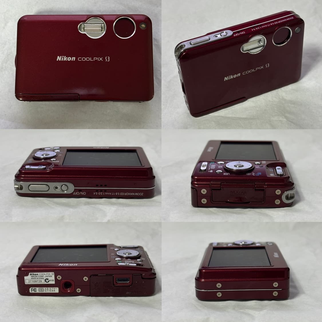 희귀 노제 디카🪽니콘 쿨픽스 S3 (크래들 및 구성품 다수 포함) 상품이미지7