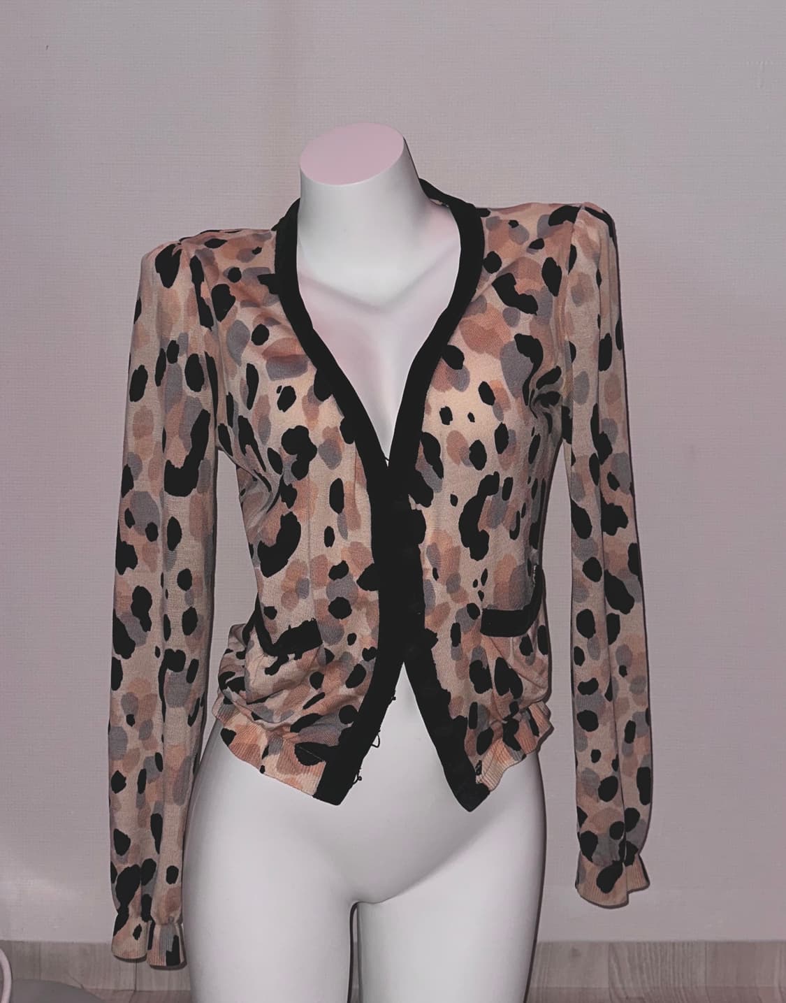 모스키노 레오파드 가디건 상품이미지1