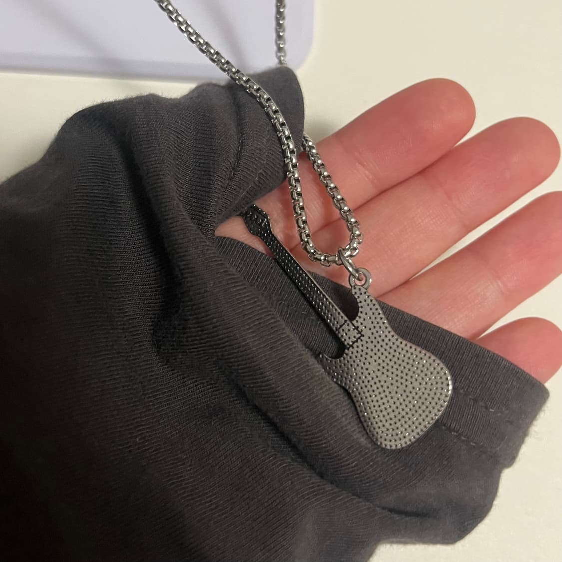 빈티지 일렉기타 펜던트 목걸이 상품이미지4