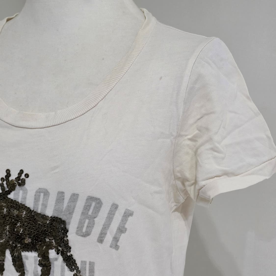 아베크롬비 빈티지) 여성 반팔티셔츠 y2k 시크 여름슬리브 상품이미지3