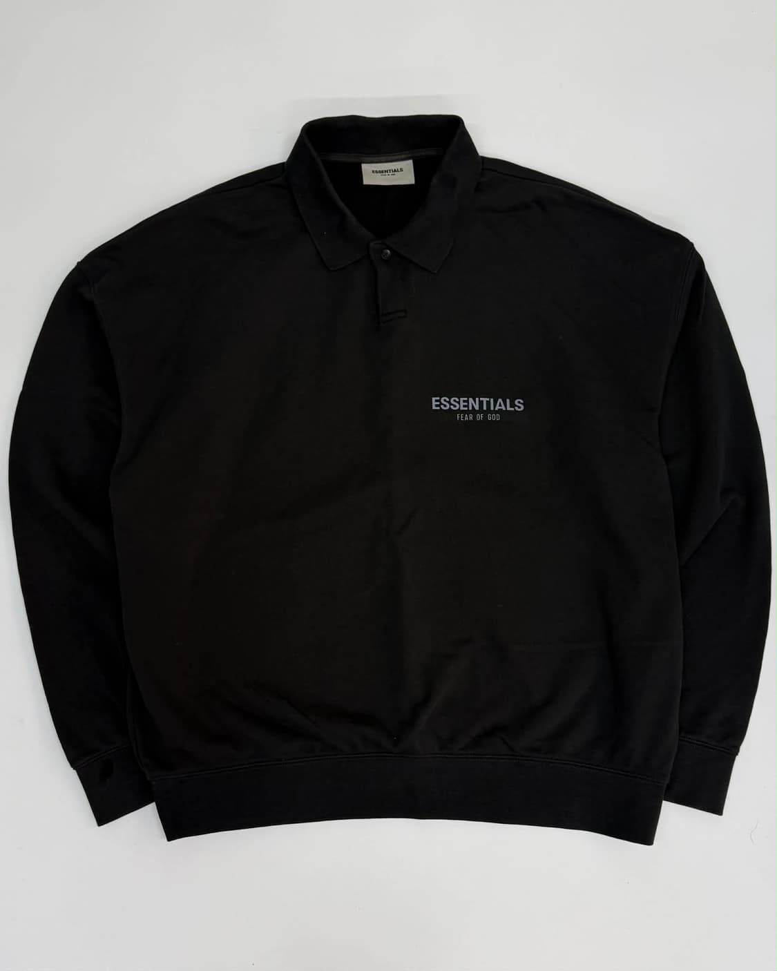 [M] 에센셜 피어오브갓 폴로 맨투맨 카라넥 스웻 셔츠 상품이미지1
