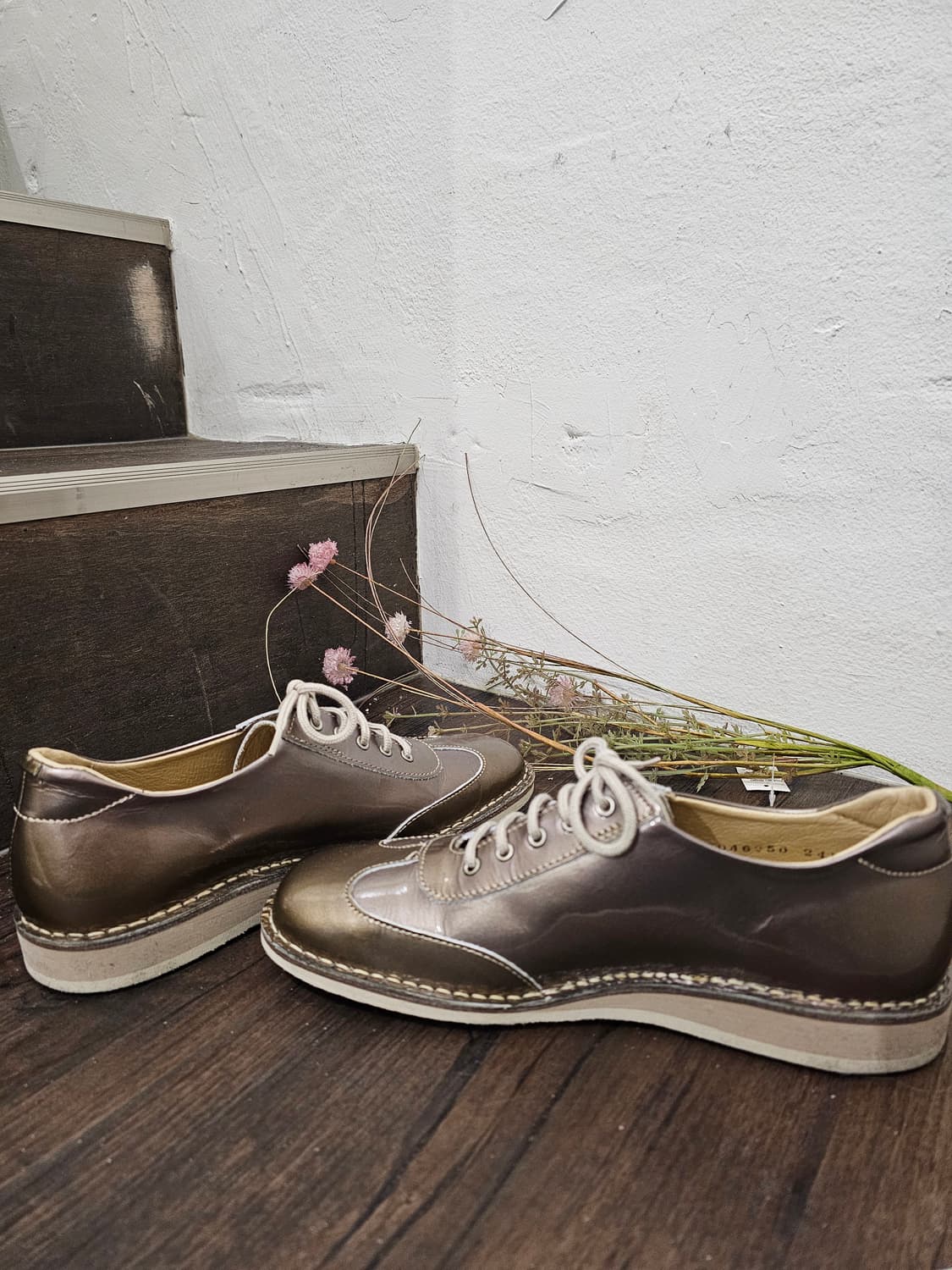 Hush Puppies 골드 스퀘어 스니커즈 상품이미지5