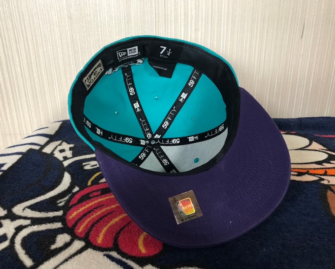 NBA 뉴에라 HWC 샬럿호네츠 59FIFTY 모자/캡 7 1/4 상품이미지9