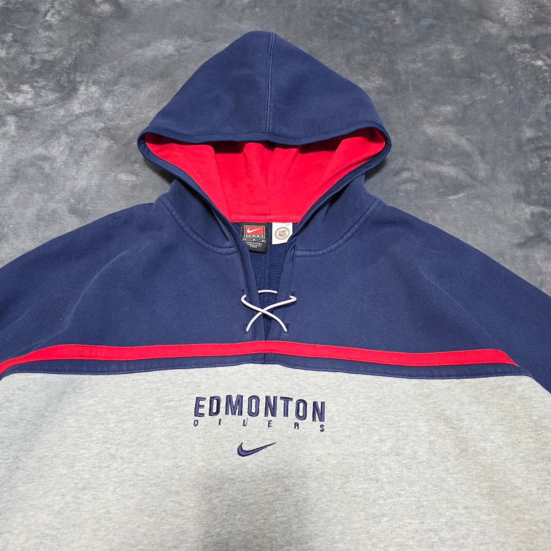 (L)나이키 빈티지  NHL 에드먼턴 오일러스 후드티 상품이미지2