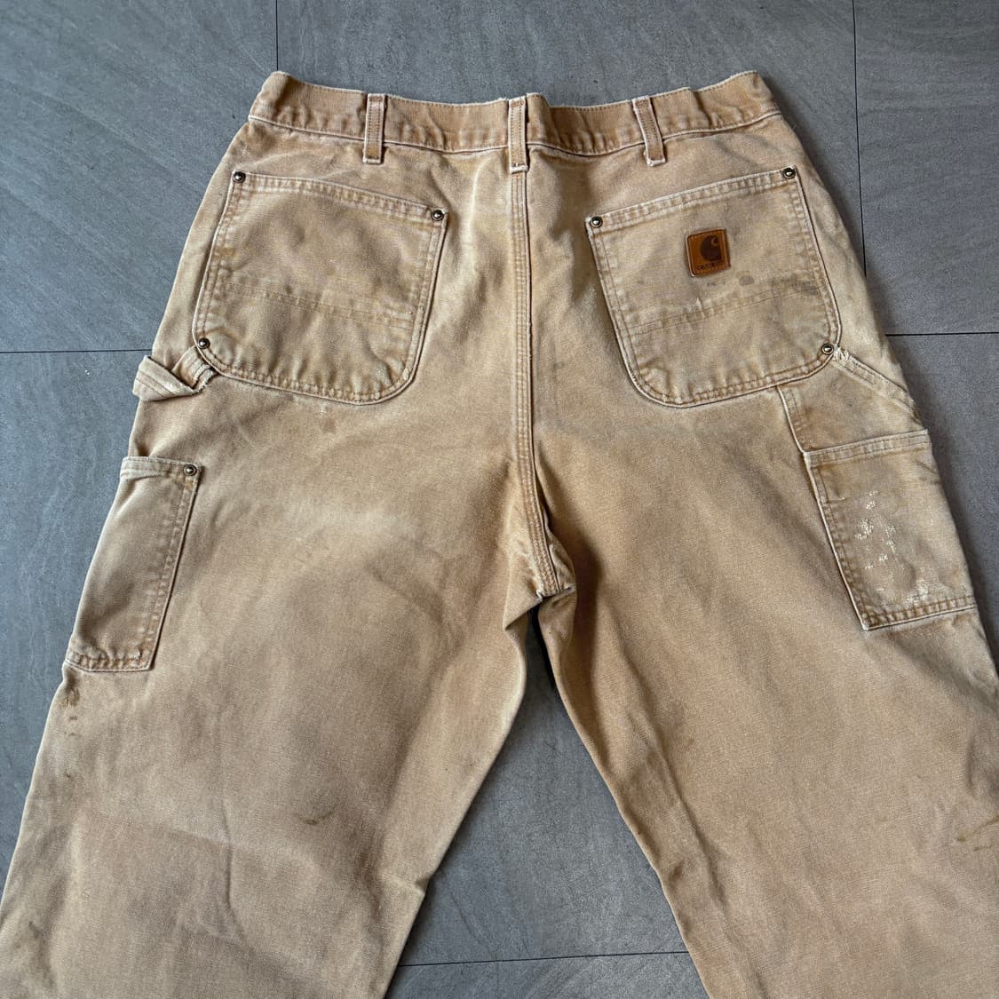 칼하트 정품 브라운 더블니 팬츠 상품이미지8