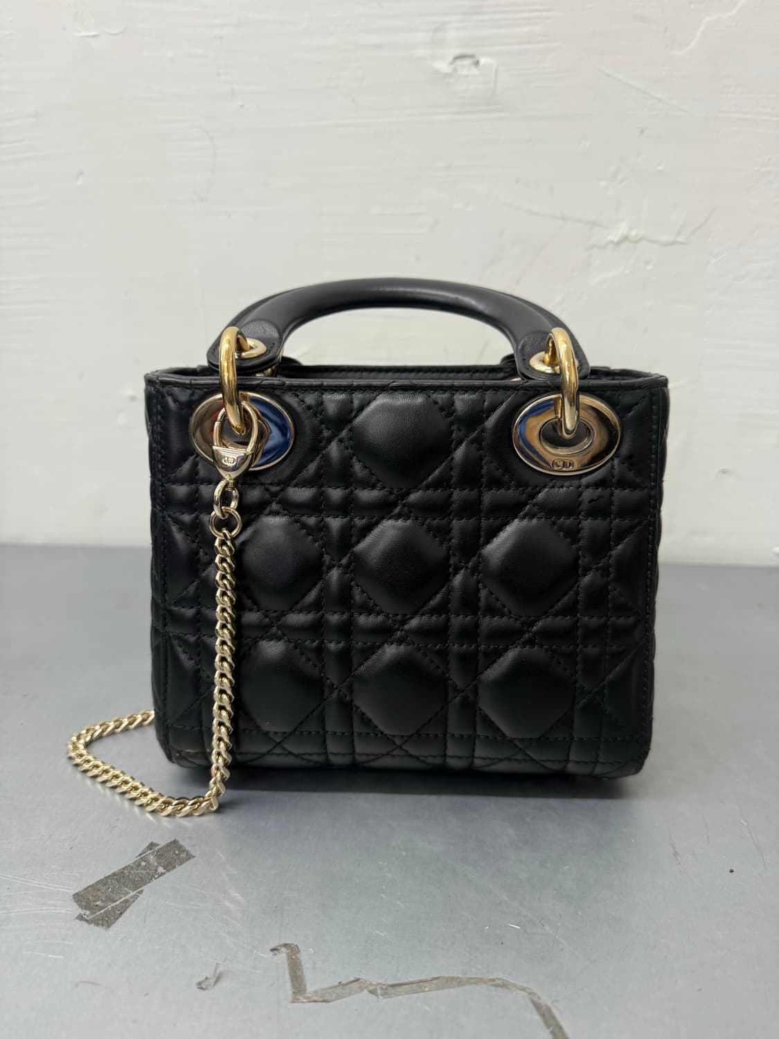 디올 레이디백 미니 블랙  상품이미지2