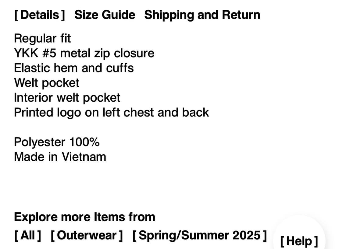 디스이즈네버댓) INTL. Team Jacket GR M 상품이미지5