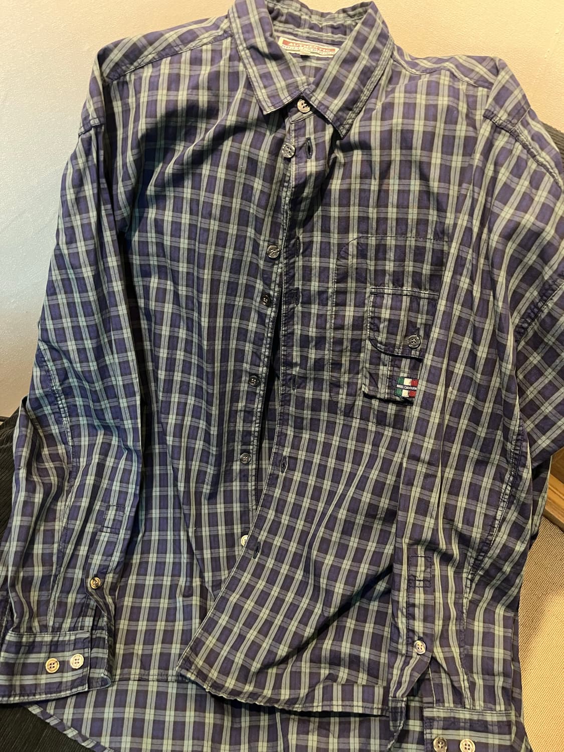 Nigel carbourn 체크셔츠 상품이미지5