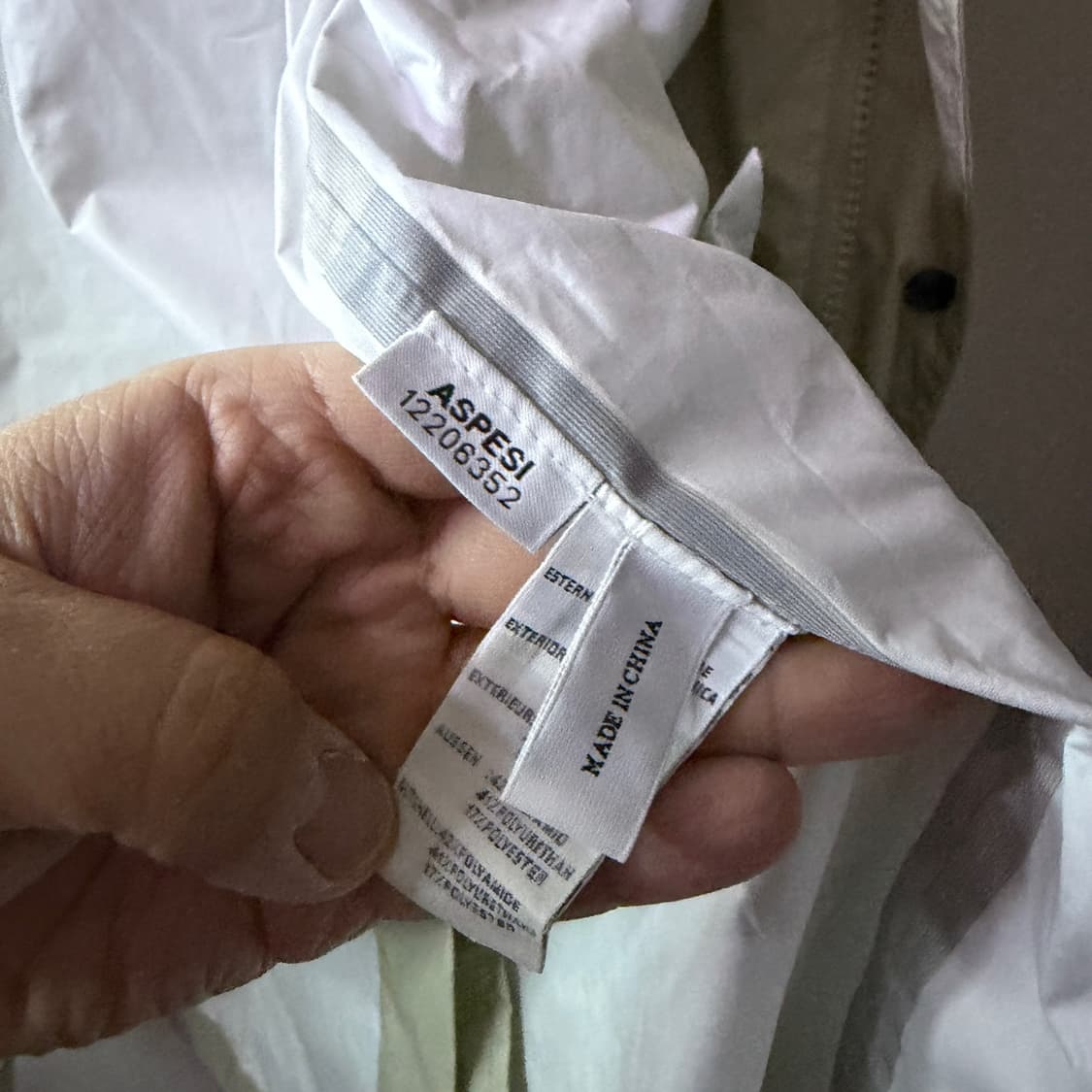 아스페시 남성 레인코트 베이지 M (남성 100정도) 상품이미지10