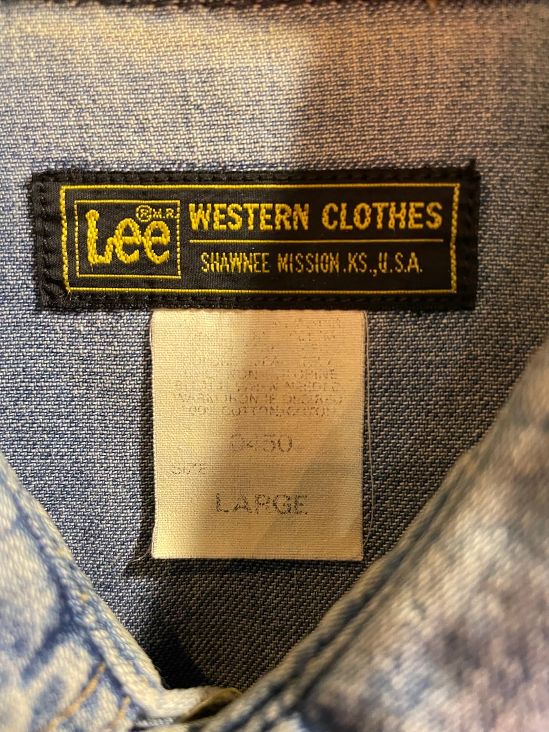 Lee 웨스턴 데님셔츠 상품이미지4