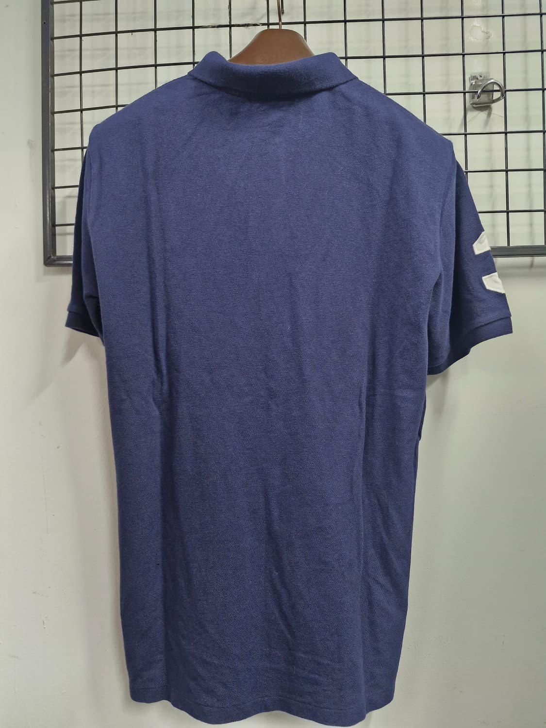 95M 폴로 랄프로렌 네이비 빅포니 카라 반팔티. 상품이미지5