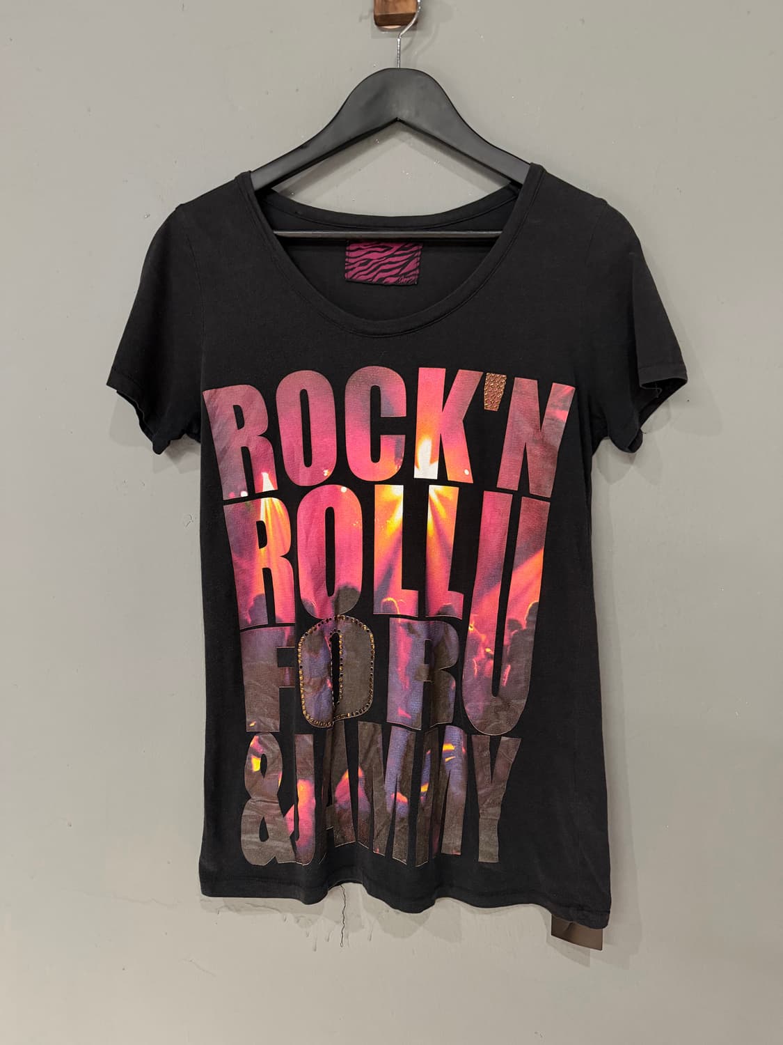 Rock full lettering detail top 상품이미지5