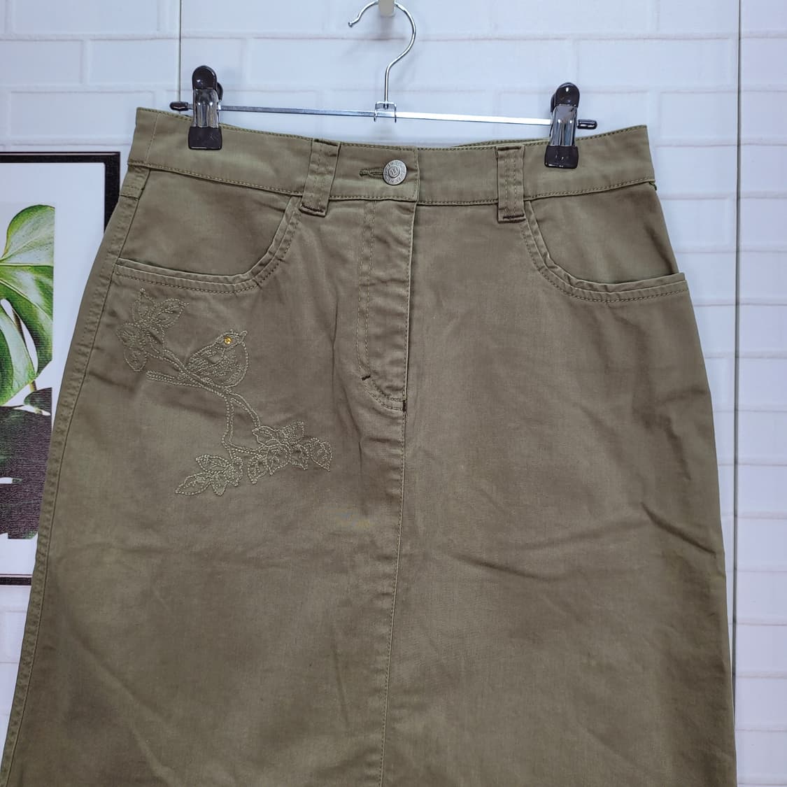 OILILY 오일릴리 자수 미디 스커트 36사이즈 (28인치) 새상품 상품이미지2