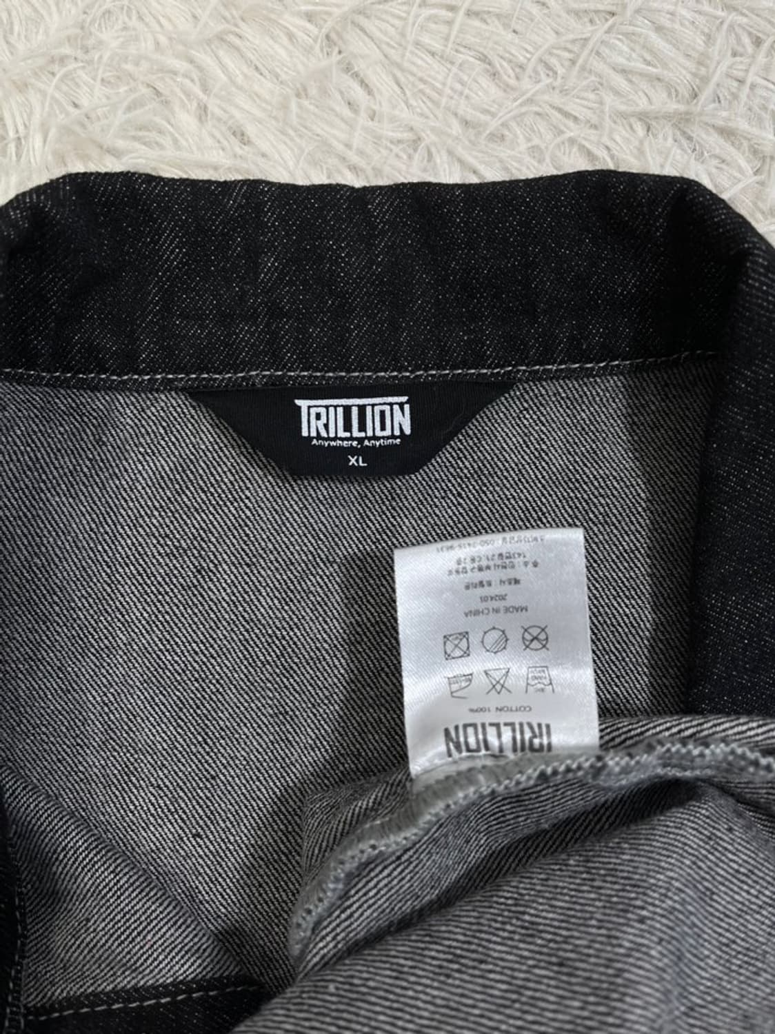 트릴리온 흑청 데님 트러커 자켓/#3329 상품이미지4