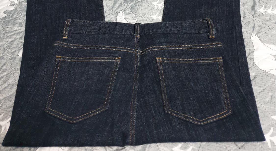 에잇세컨즈 세미부츠컷 생지 데님팬츠 (L) 상품이미지3