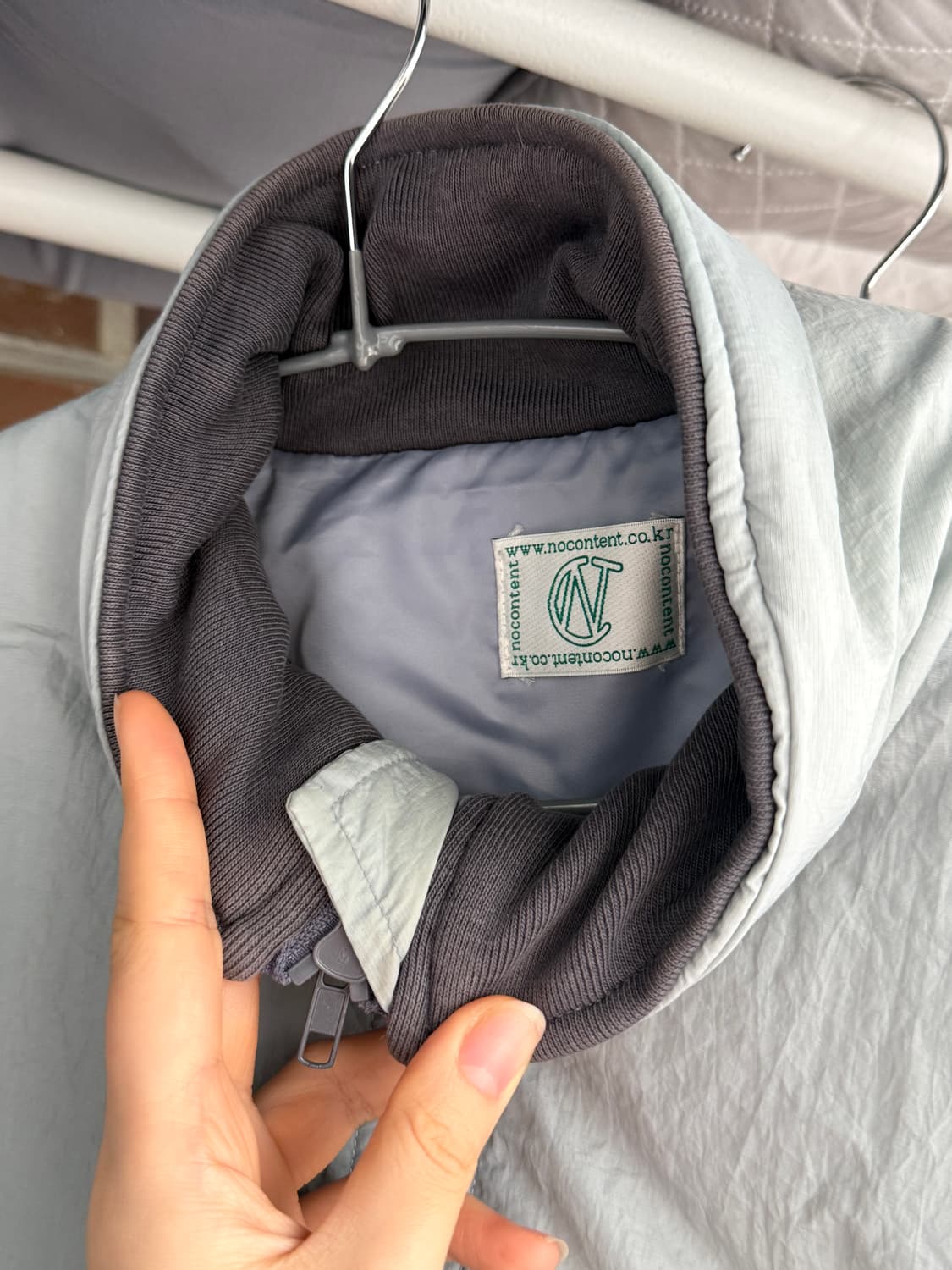 노컨텐츠 윈터 패딩 라이트 그레이 상품이미지2