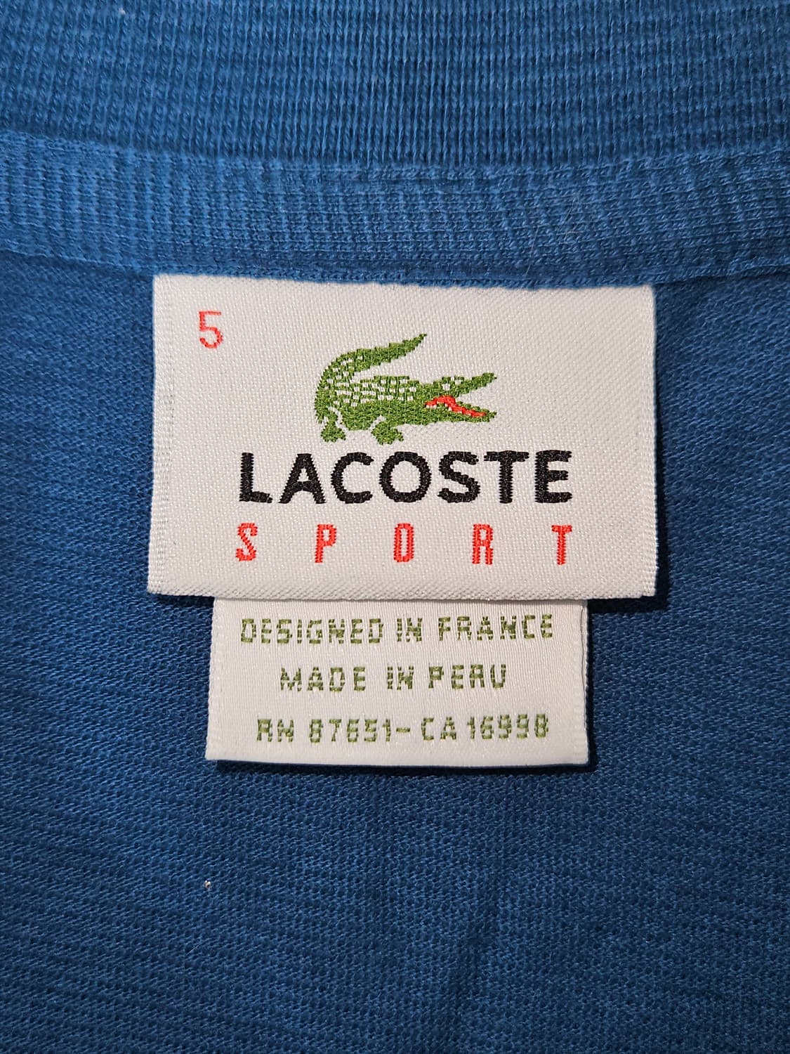 라코스테 스포츠 기능성 카라티 반팔 폴로 피케티 5 (L 100) 상품이미지3