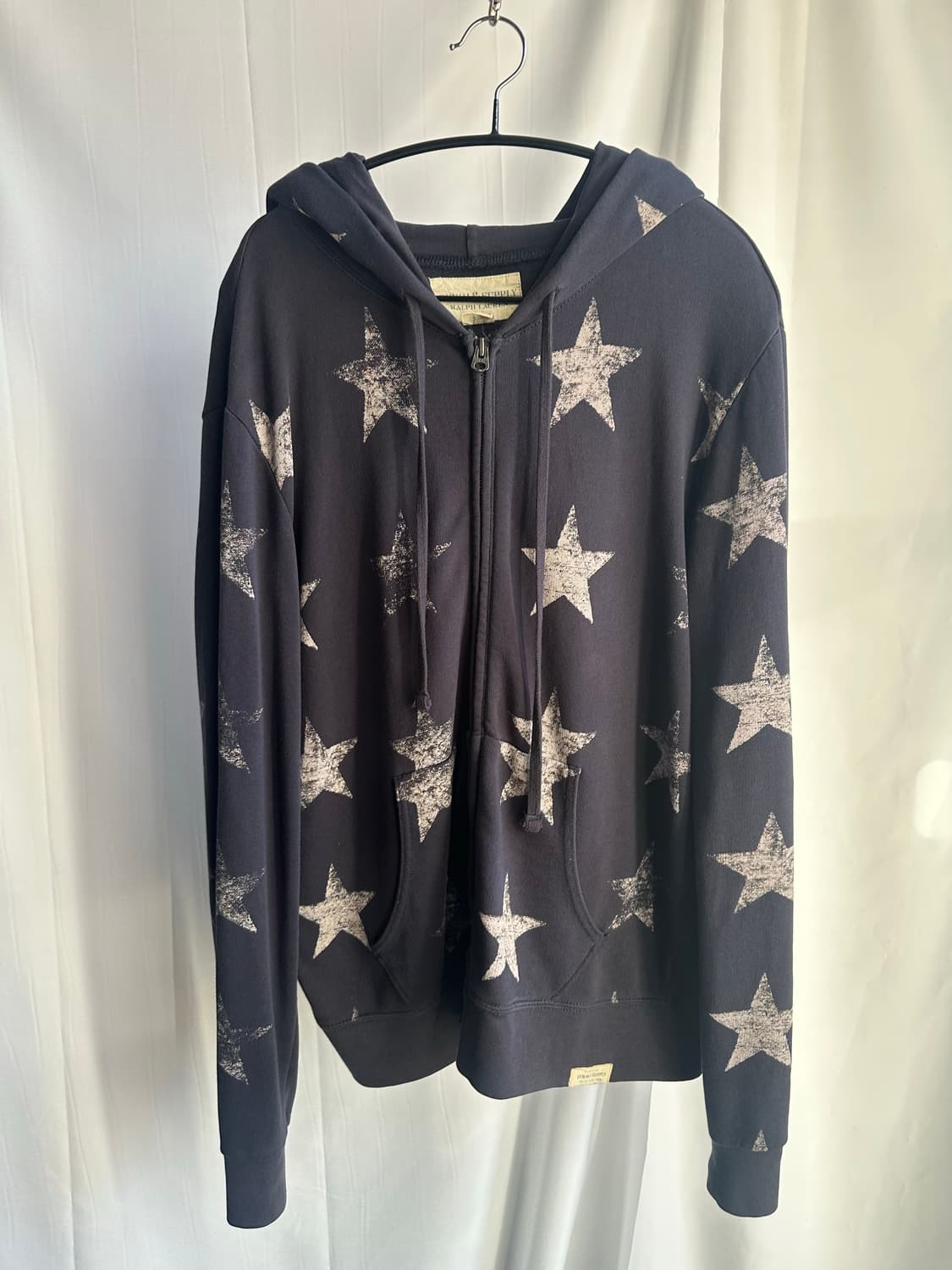 폴로 데님 앤 서플라이 스타 패턴 후드집업 상품이미지1