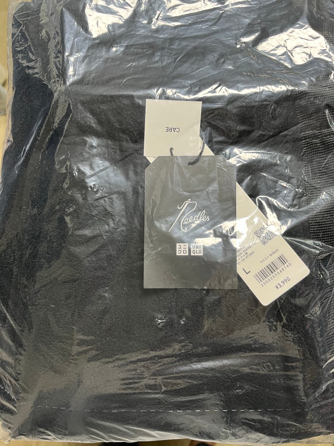 유니클로 니들스 팬츠 블랙 L 새상품 상품이미지2